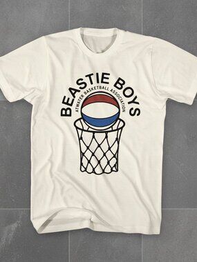 Beastie Boys Atwater Basketball Association Vintage Graphic T-Shirt Retro Hip